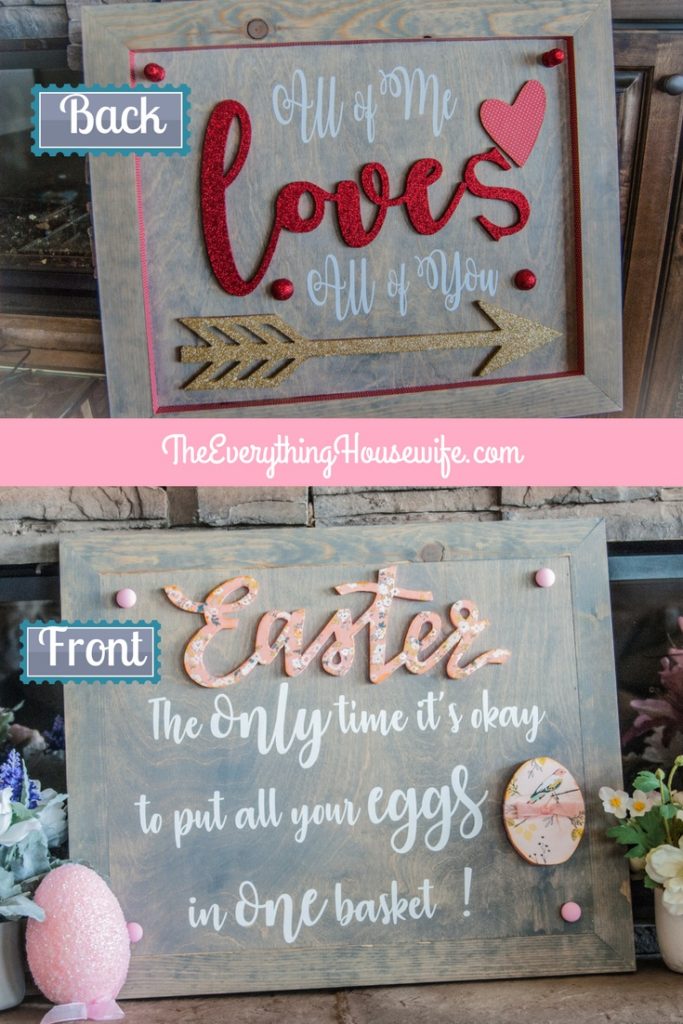 Easter Sign DIY The Everything Housewife
