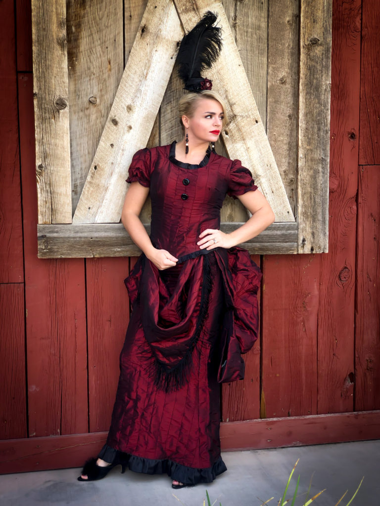 Wild West Saloon Costume PhotoShoot—Another Dress From Drapes – The ...