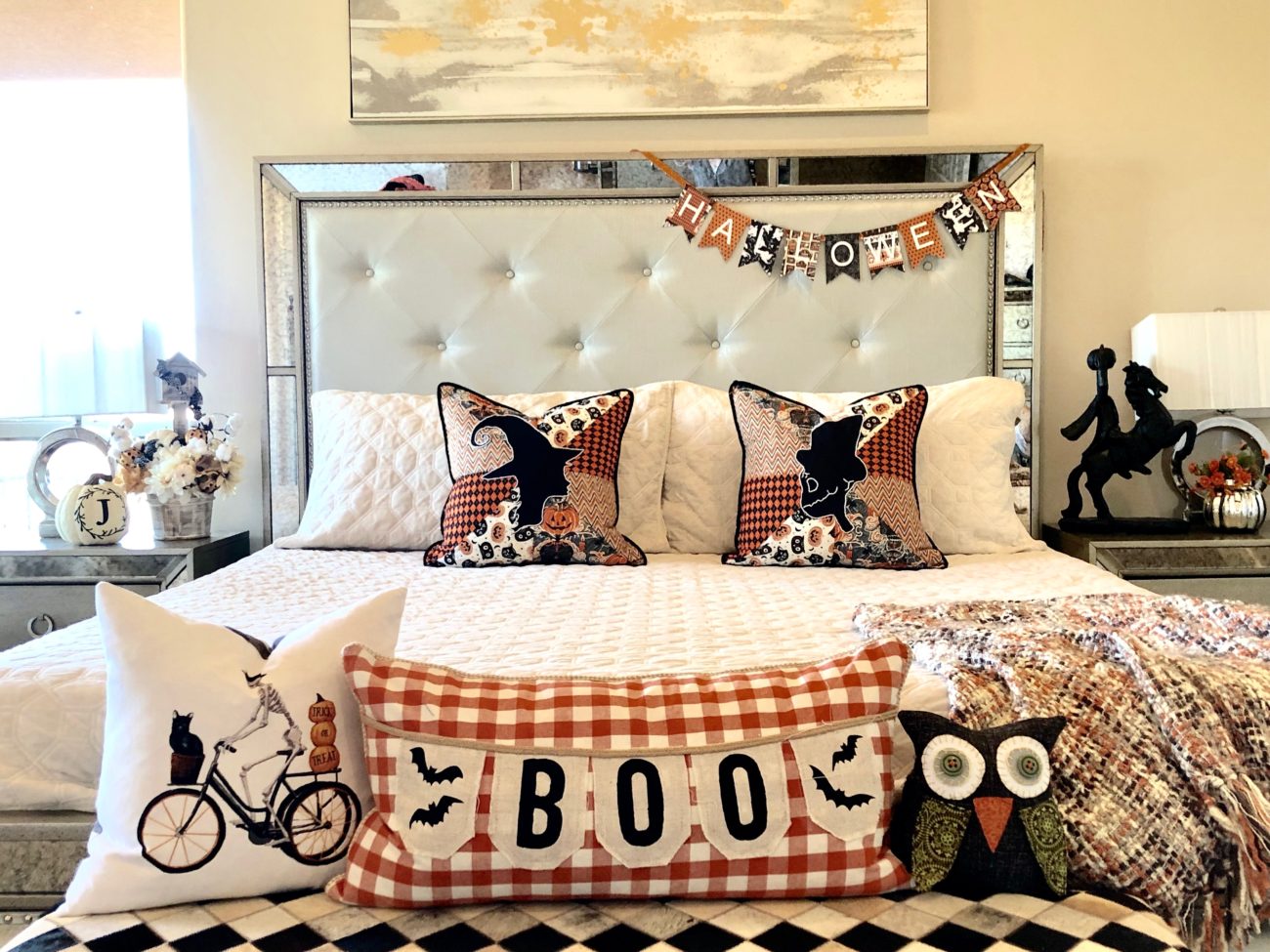 HIS and HER HALLOWEEN VINTAGE PILLOWS The Everything Housewife
