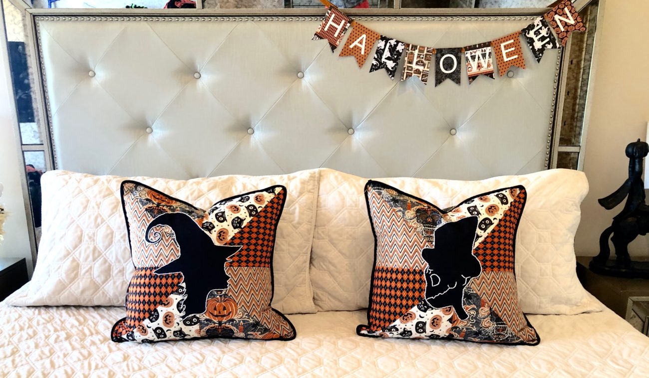HIS and HER HALLOWEEN VINTAGE PILLOWS The Everything Housewife