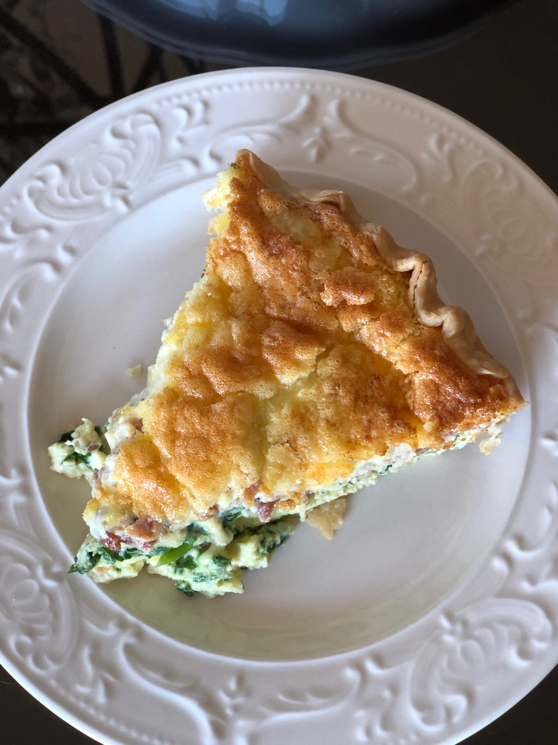 My Favorite Quiche—Bacon, Swiss & Spinach – The Everything Housewife